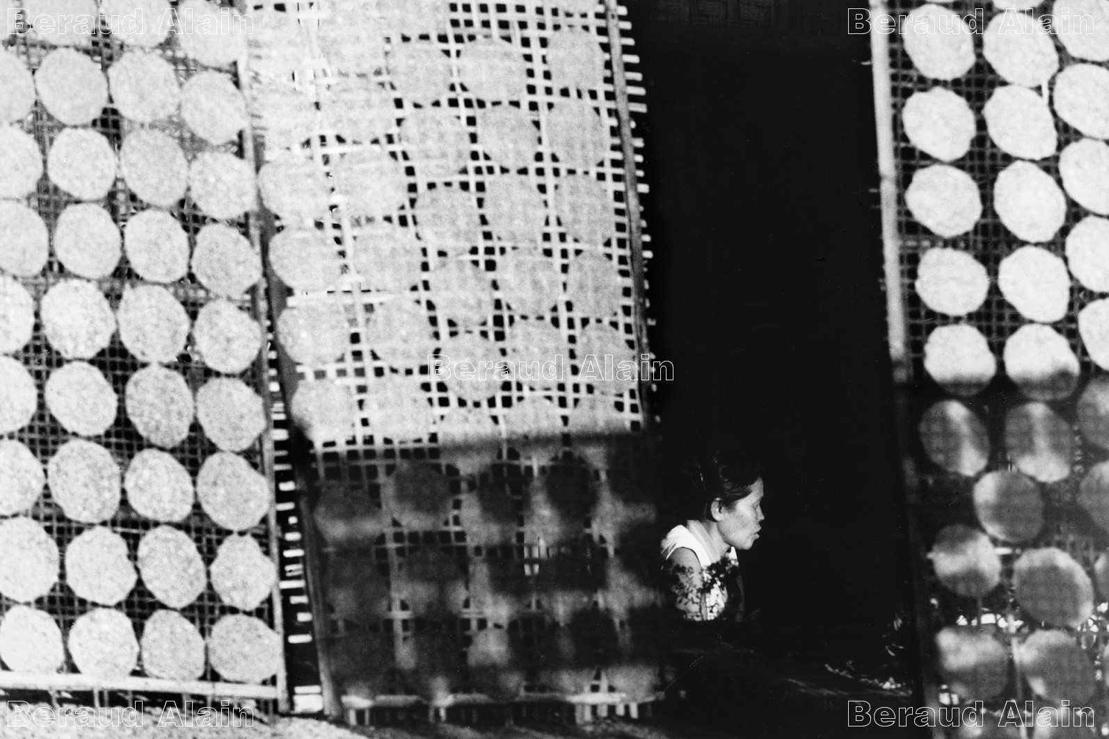 Laos Luang Prabang galettes de riz